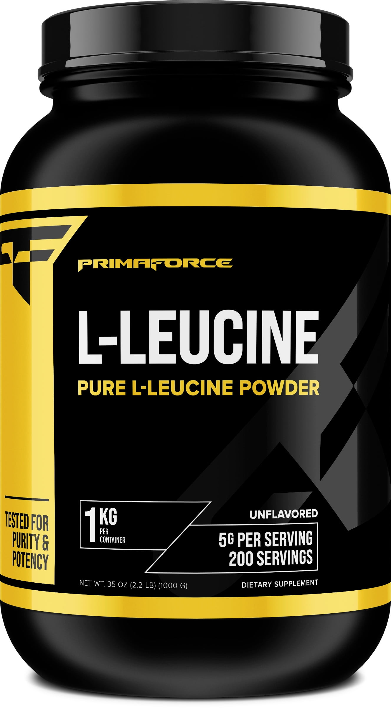 PrimaForce LLeucine Powder, 1 KG NonGMO, GlutenFree, and Vegan