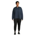 thumbnail image 2 of Athletic Works Women's Plus Size Pullover Hoodie, 2 of 5