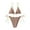 Light Coffee, variant on Cheers US Bikinis Swimsuit Set for Women Swimwear Triangle Bathing Suit Tie String Thong