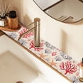 thumbnail image 2 of Yayeee Faucet Mat for Kitchen Sink 14.7" Diatomite Long Splash Guard Pad, Retro Starfish, 2 of 7