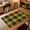 Color-1, variant on Black Lumberjack Plaid Placemats 40x30cm Non-Slip Desk Mat Table Protector Durable Diatomaceous Rounded Corners, Washable Table Pad for Home Office Made in USA