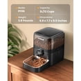 thumbnail image 7 of Cordless WiFi Automatic Cat Feeder with Smart App Control, Rechargeable Battery Operated Pet Food Dispenser for Large Kibble, 3L/12 Cups Capacity, 7 of 7