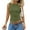 Army Green, variant on Women Polka Dot Crop Tank Top Y2k Slim Fitted Going Out Sleeveless Tee Shirts Sexy Crew Neck Dressy Casual Blouses