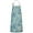 Blue Pioneer Flower, variant on Boho Red Multicolored Ethnic Pattern Apron-Garden Aprons for Women with Pockets-Cotton Linen Waterproof Kitchen Cooking Gardening Aprons Adjustable for Kitchen,Cooking,BBQ and Salon 33x27 Inch
