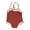 Red, variant on Girls Swimsuits Solid Girls Swimsuit One Piece Cute Bikini for Teen Girls 4-5 Years Girls Fashion
