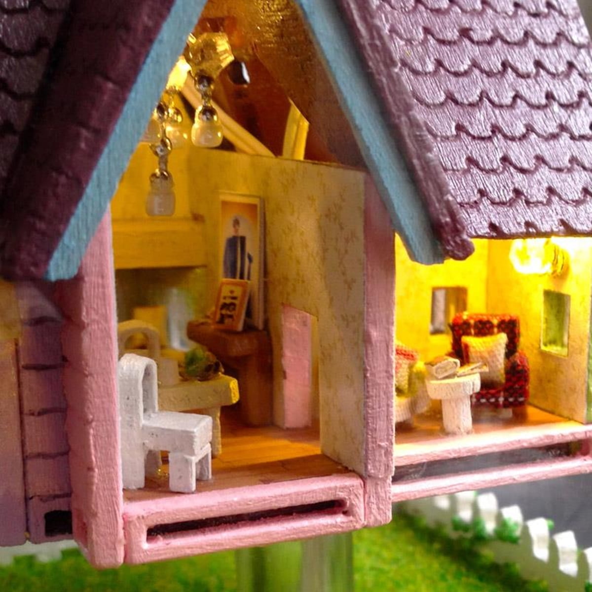 glass dollhouse