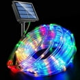 thumbnail image 3 of Bell + Howell LED Solar Rope Lights Outdoor Waterproof, Holiday Christmas Lights, 50 Ft Indoor/Outdoor Rope Lights for Outside, USB/Solar Powered, Remote Included w/ 8 Color Changing Light Modes, 3 of 10