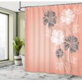 thumbnail image 4 of Ambesonne Art Shower Curtain, Fantasy Bridal Garden Spring, 69"Wx84"L, Coral Ivory, 4 of 4