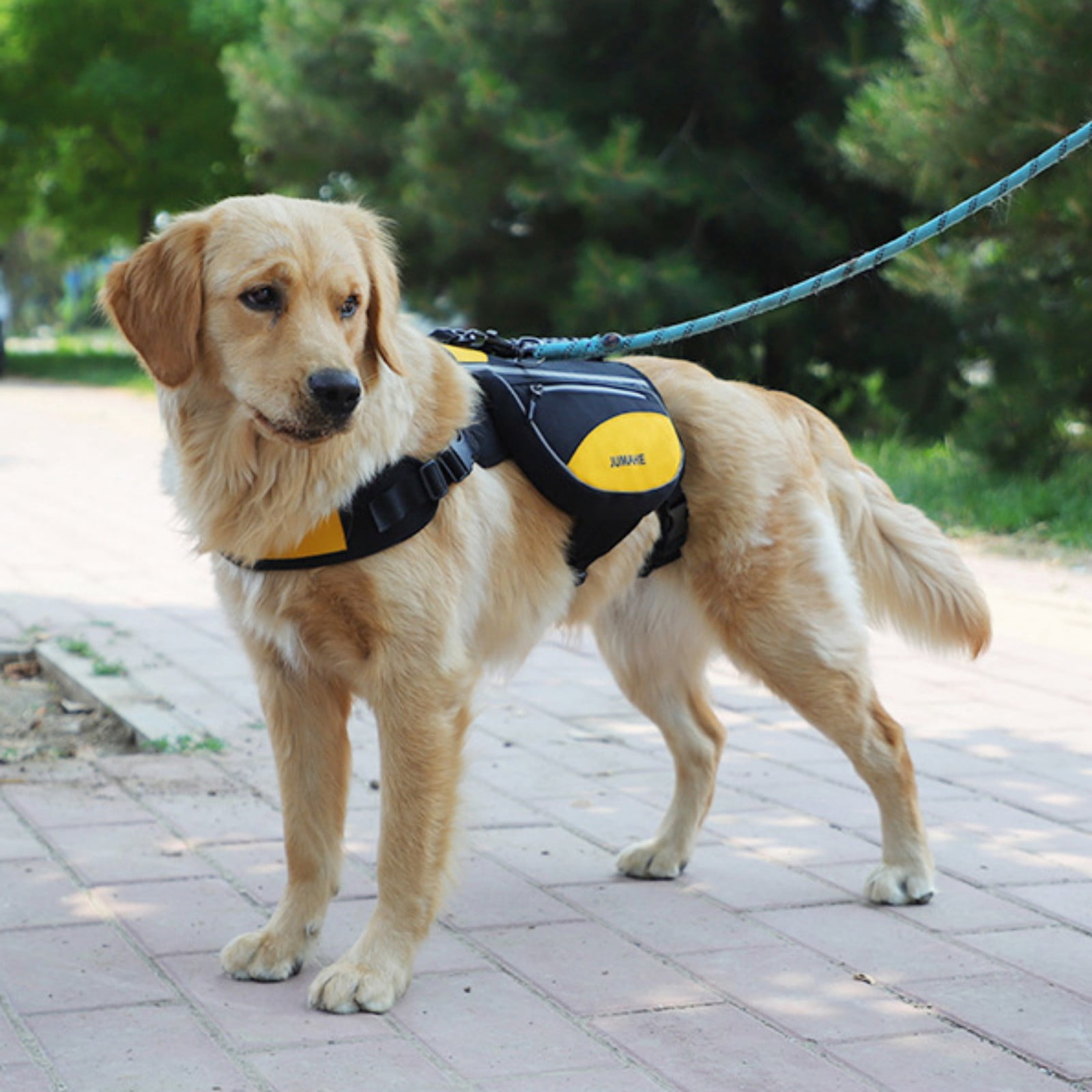 Jaucin Large Dog Backpack Pet Outdoor Self - Carrying Backpack - Anti - Pull, Breathable, Reflective Dog Pack