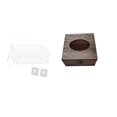 thumbnail image 1 of Cesta de almacenamiento colgante,Cesta de almacenamiento para gabinete organizador de pared colgante,Estantes de pared con decoración de granja,Estuche para pañuelos de escritorio,Caja de, 1 of 8