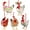 Assorted Color, variant on Gymnture 5 Christmas Chicken Wood Hanging Decorations for Xmas Party