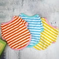 thumbnail image 2 of Coloody 6 Pack Dog Striped T-Shirt Dog Shirt Pet Apparel for Small to Medium Dogs Puppy, 2 of 8