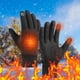 thumbnail image 1 of Guantes de polar para deportes de invierno para hombre y mujer | Resistentes al viento, térmicos, aislantes, antideslizantes, de dedos completos, compatibles con pantallas táctiles, para esquí,, 1 of 9