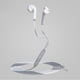 thumbnail image 5 of Auriculares con cable Reducción de ruido Estéreo Juego de disparos Auriculares Teléfono celular 3.5 mm Auriculares intrauditivos Herramienta para jugadores Accesorios para PC de escritorio Gris Blanco Vogacara EL005940-03, 5 of 7