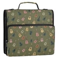 thumbnail image 5 of FORMRS Zipper Binder with Shoulder Strap 2-inch Ring 500 Sheet Capacity File Bag, Cartoon Guitar Pattern, 5 of 5