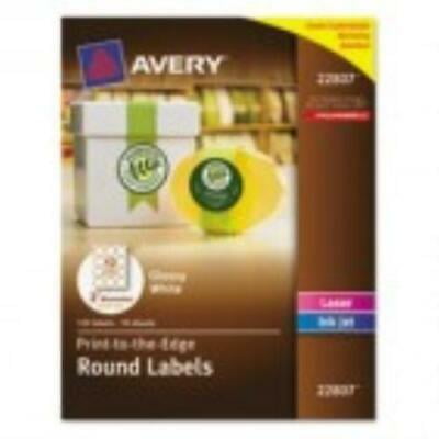 Avery Round Print-to-the-Edge Labels, 2