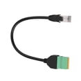 thumbnail image 3 of RJ45 Adapter Cable Plug to 8-Pin Spring Terminal Adapter with Shielded RJ45 Socket for Stable Signal Transmission UTP Cat5e Cat6  Cable, 3 of 7