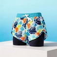 thumbnail image 7 of LRen Boys Swim Trunks with Cooling Compression Liner Quick Dry Bathing Suit Toddler Stretch Swim Shorts, 7 of 7