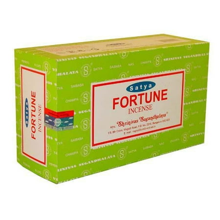 15g Incense - 12pk Satya 15g Fortune Incense--apprx 12 sticks per pack