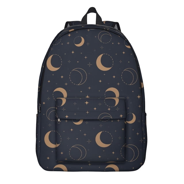 Celestial Gothic Astrology Pattern Travel Backpack – Lightweight Vintage Backpack with Large Capacity and Anti-theft Features for School, Campus, and Daily Use