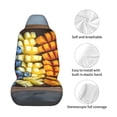 thumbnail image 4 of Goofa Halloween Fruit Platter Pattern Elastic Car Seat Cover - Stretchable Auto Seat Protector, Easy to Install and Clean for Cars, SUVs, Trucks, and Vans, 4 of 5