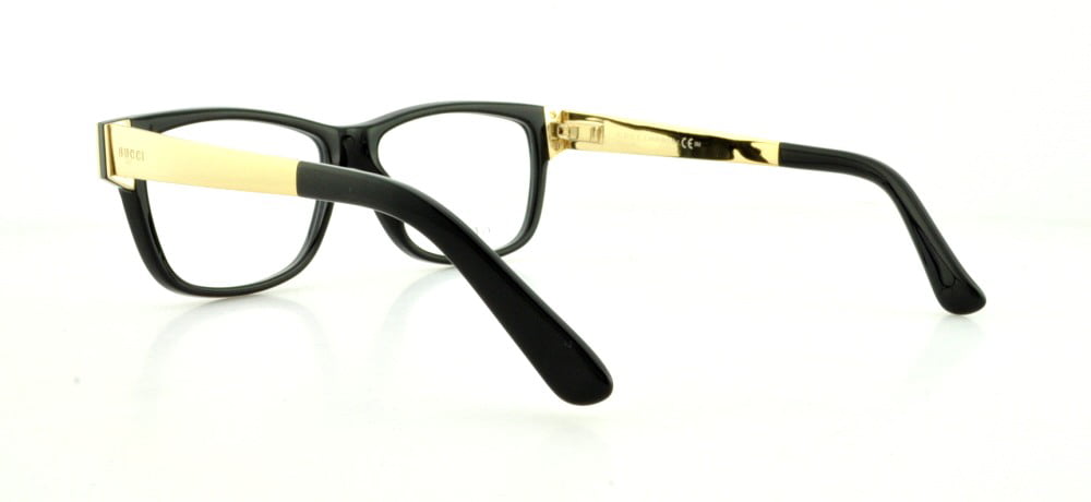 black and gold gucci glasses