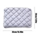 thumbnail image 3 of Cojín rectangular mullido de 20x35cm - Funda antideslizante, extraíble y lavable, poliéster suave para casa, oficina o coche - Gris, 3 of 6