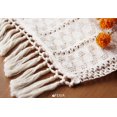 thumbnail image 3 of Chemin de Table Boho pour Décoration Intérieure 72 Pouces Long Chemin de Table Rustique de Ferme Crème & Macramé Marron, 3 of 5