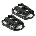 thumbnail image 3 of Foot Pegs, Antioxidation 2pcs/set Wide Footrest Rustproof Stylish Appearance High Strength  For Motorbike Black,, 3 of 8