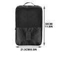 thumbnail image 3 of Wovilon Portable Large Capacity Shoes Travel Outdoor Package Hang Shoes Bag Storage Bag, 3 of 4