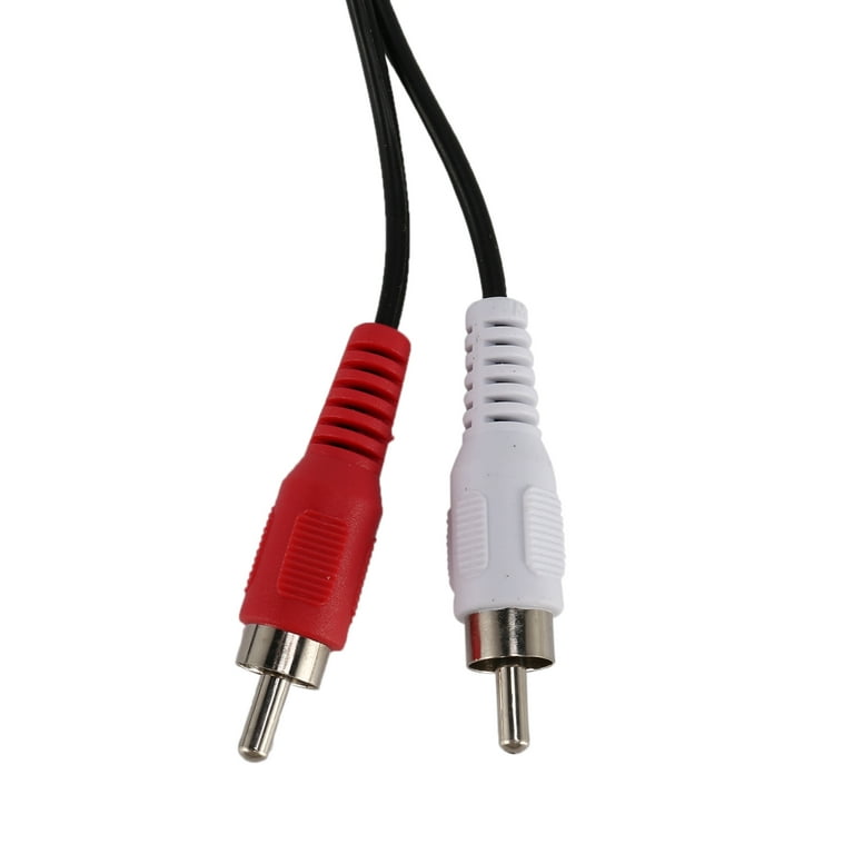 Câble audio Jack 3.5 mm / 2x RCA mâles - 10 m - Adaptateur audio