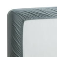 thumbnail image 3 of Rest Haven 600 Thread Count Crisp and Comfortable Cotton Sheet Set - Split Queen, Gray, 3 of 7