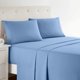 thumbnail image 1 of clara clark Juego de sábanas King con bolsillo profundo para cama King Size – 4 piezas King Size Sábanas extra suaves Fundas de almohada Blue Heaven Sheets King, 1 of 1