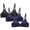 Navy, variant on TFEOQRY 3Pc Bras for Women Small Cup Underwear Bra without Underwire Full Coverage Brassiere Tops Underwear Khaki