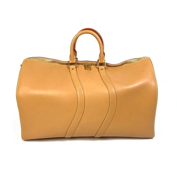 Pre-Owned LOUIS VUITTON M55609 Keepall Bandouliere 50 Travel Bag, Boston Natural... (Good)