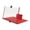 Red, variant on Inch Pull-Out Mobile Phone Screen Amplifier HD Blue Light Eye Protection Magnifying Stand for Video Watching