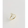 thumbnail image 4 of solitaire jewels 2CT Compass setting Marquise Moissanite Solitaire Engagement Ring For Women, 14K Yellow Gold, 4 of 6