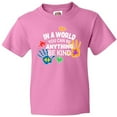 thumbnail image 3 of Inktastic In a World You Can Be Anything Be Kind Autism Awareness Youth T-Shirt, 3 of 5