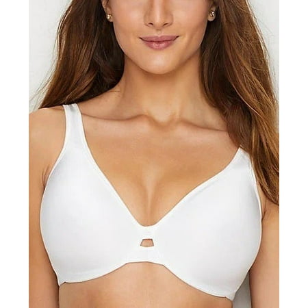 

LILYETTE White Plunge Into Comfort Keyhole Minimizer Bra US 38D UK 38D NWOT