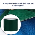 thumbnail image 4 of Accesorios de película de cinta adhesiva Reparación de película Cinta de sellado de costura de PVC impermeable Cinta adhesiva para reparación Verde DYNWAVEMX Lona de reparación de carpa, 4 of 8