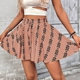 thumbnail image 5 of Boho Shorts for Womens Flowy Shorts Casual High Waist Drawstring Print Summer Beach Shorts Skirt with Elastic Waist Beach Pants, 5 of 7