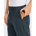 thumbnail image 4 of CRZ YOGA Men's All Day Comfy Golf Pants 30"/32" Quick Dry Lightweight Work Casual Trousers with Pockets, 4 of 7