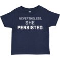 thumbnail image 3 of Inktastic Nevertheless, She Persisted Boys or Girls Toddler T-Shirt, 3 of 5
