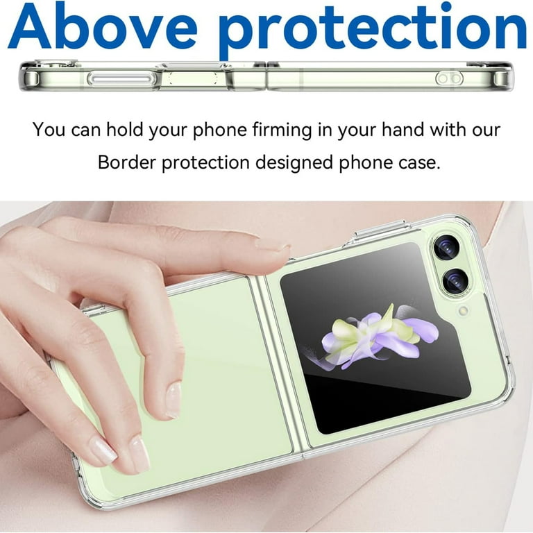 Funda Silicona Transparente Samsung Galaxy Z Flip 5 5g Diseño Hojas Dibujos  con Ofertas en Carrefour
