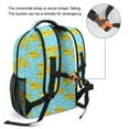 thumbnail image 3 of Cartoon Yellow Duck Pattern Backpack Back to Bag Sport Daypack Light Traveling Bag Laptop Bag for Men And Women 17in, 3 of 7