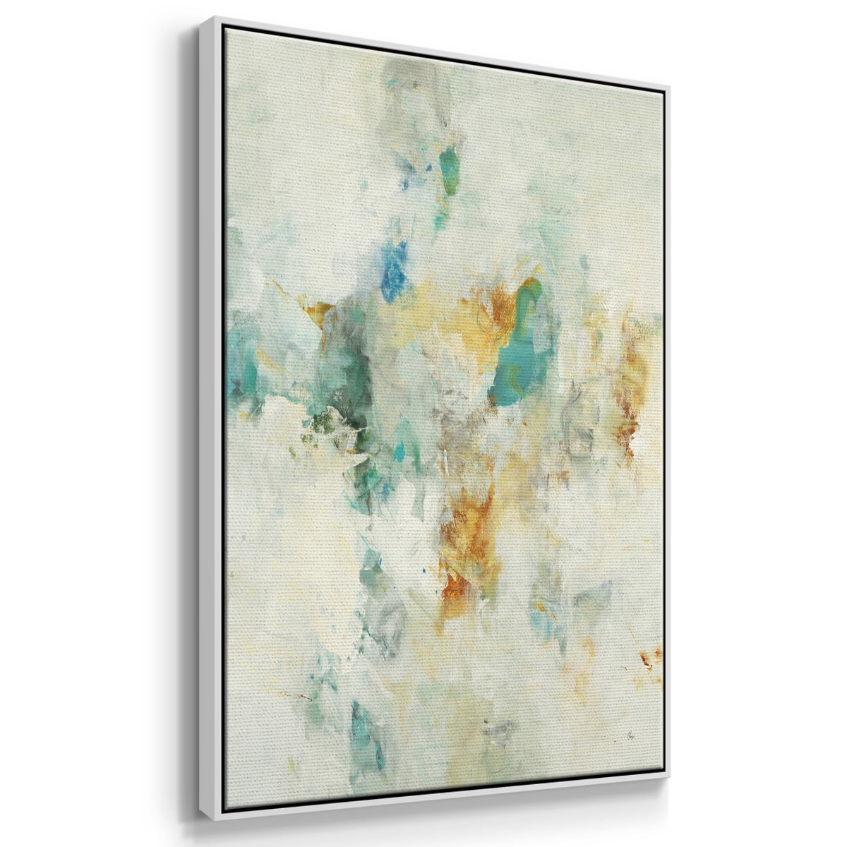 Let's Dance Framed Premium Gallery Wrapped Canvas - Ready to Hang - 25 x 37 - White Floating Frame