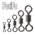 thumbnail image 2 of Conector de pesca giratorio de rodamiento de 50 Uds., accesorios de pesca de carpa de acero inoxidable, señuelo de anzuelo a presión, aparejo giratorio de anillo sólido Tan Jianjun  unisex, 2 of 2