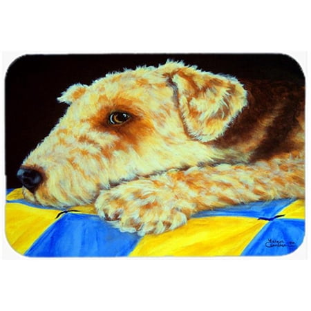 Airedale Terrier Mommas Quilt Mouse Pad  Hot Pad or Trivet price history on PriceWatchPro