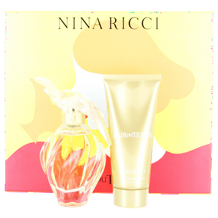 L'Air Du Temps by Nina Ricci For Women Set: EDT spray 3.4 oz + BL 3.4 oz