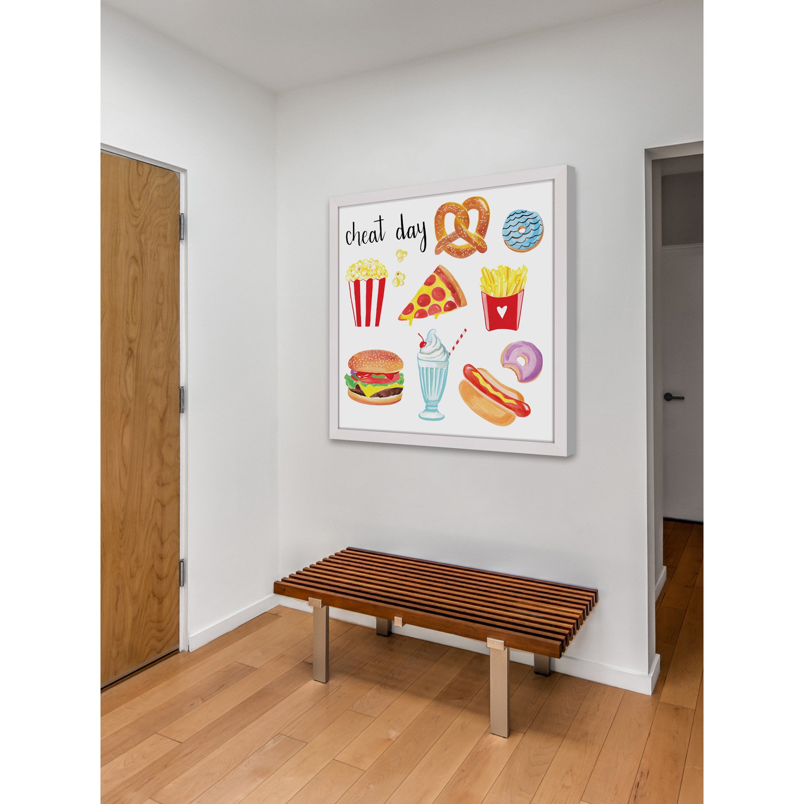 Marmont Hill "Cheat Day" by Molly Rosner Framed Painting Print